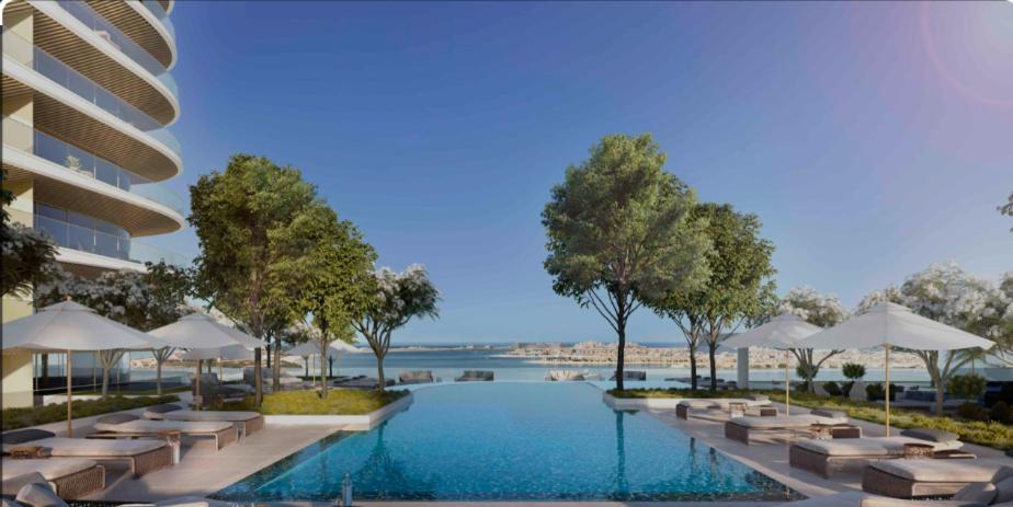 Appartement Grand Bleu I Private I Palm Jumeirah, Sea & Sky Views I Infinity Pool I Ps5 I By Skyline Serenity