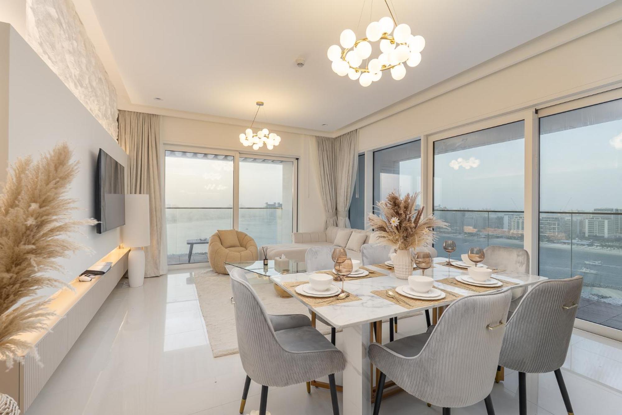 Grand Bleu I Private I Palm Jumeirah, Sea & Sky Views I Infinity Pool I Ps5 I By Skyline Serenity Appartement